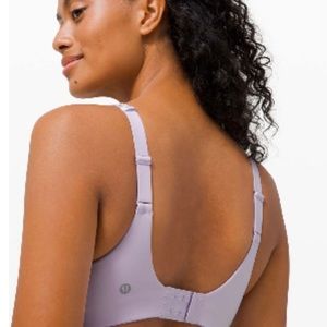 Lululemon In Alignment Straight Strap Bra Lavender Dew Size M